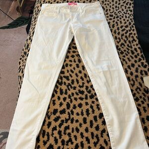 Lilly Pulitzer white bottoms long pants jeans 6‎